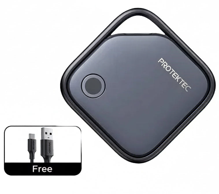 【 Charging Model 】Smart Tag Bluetooth Item Finder USB C Rechargeable Battery Last 1 Year Tracker for Apple Find My (Ios Only)