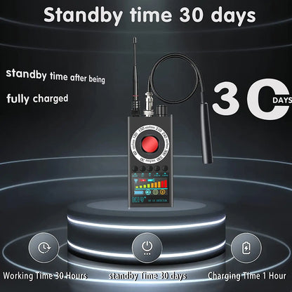 New K19+ Eavesdropping Hidden Camera Detector RF Wireless Gsm Sound Signal GPS Tracker Cam Detector Bug Finder